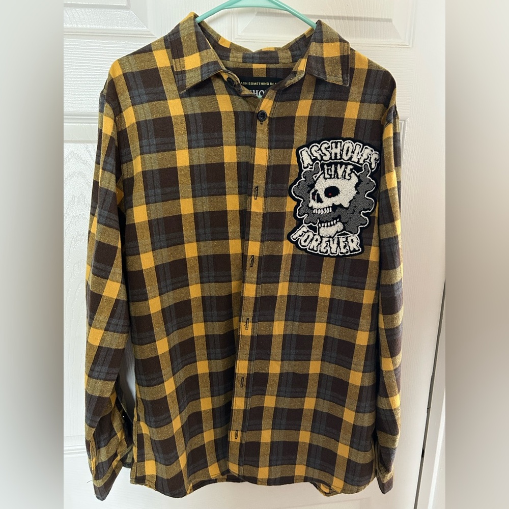 New ALF Long Sleeve Yellow Shirt Sz. Lg